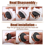Replaceable Roller Foot File Pedicure Hard Dead Skin Callus Remover Refills Replacement Rollers Foot Files Accessories 8 PCS