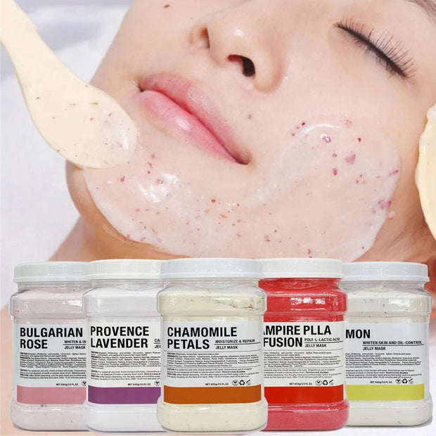6PCS Jelly Mask Powder Wholesale 650G Professional Hydrojelly Masks Beauty Salon Use Facial Skin Care Products