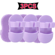Mini Finger Face Wash Brush Soft Silicone Deeply Clean Pores Remove Dead Skin Cells Makeup Brushes Baby Shampoo Baby Bath Brush