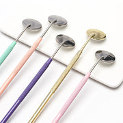 1pc Professional Eyelash Extension Inspection Mirror Teeth Cleaning Oral Check Supply Makeup Mirror Beauty Skin Care Accessories