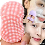 Mini Finger Face Wash Brush Soft Silicone Deeply Clean Pores Remove Dead Skin Cells Makeup Brushes Baby Shampoo Baby Bath Brush