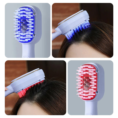 Scalp massage comb red light head hair care comb electric massager multi-function essence liquid medicine introduction