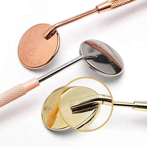 1pc Professional Eyelash Extension Inspection Mirror Teeth Cleaning Oral Check Supply Makeup Mirror Beauty Skin Care Accessories