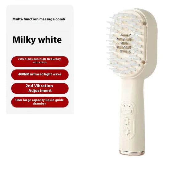 Scalp massage comb red light head hair care comb electric massager multi-function essence liquid medicine introduction