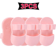 Mini Finger Face Wash Brush Soft Silicone Deeply Clean Pores Remove Dead Skin Cells Makeup Brushes Baby Shampoo Baby Bath Brush