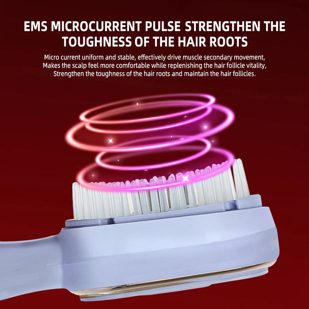 Scalp massage comb red light head hair care comb electric massager multi-function essence liquid medicine introduction