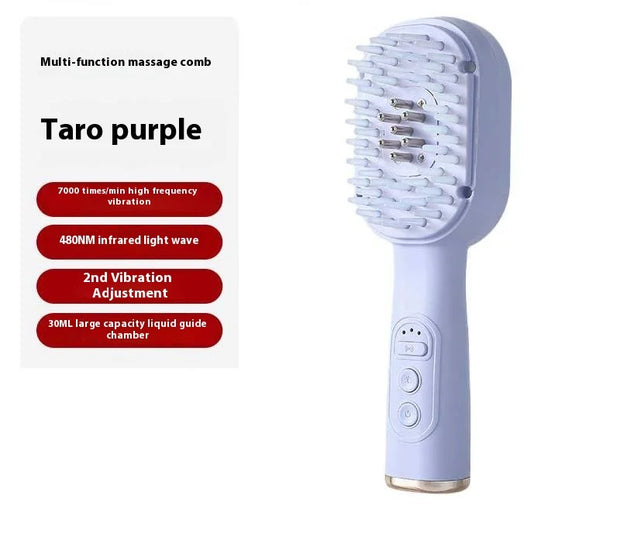 Scalp massage comb red light head hair care comb electric massager multi-function essence liquid medicine introduction